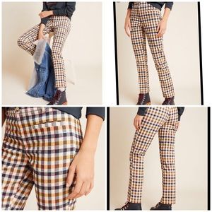Anthropologie Slim Corduroy Kick Flare pants